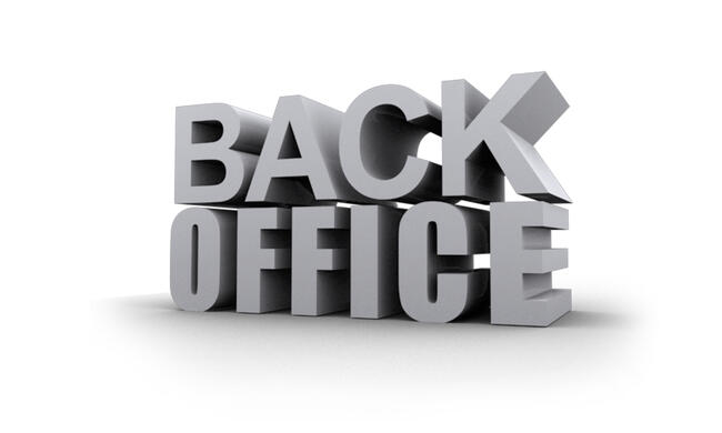 Back office para empresas. Tareas y funciones.